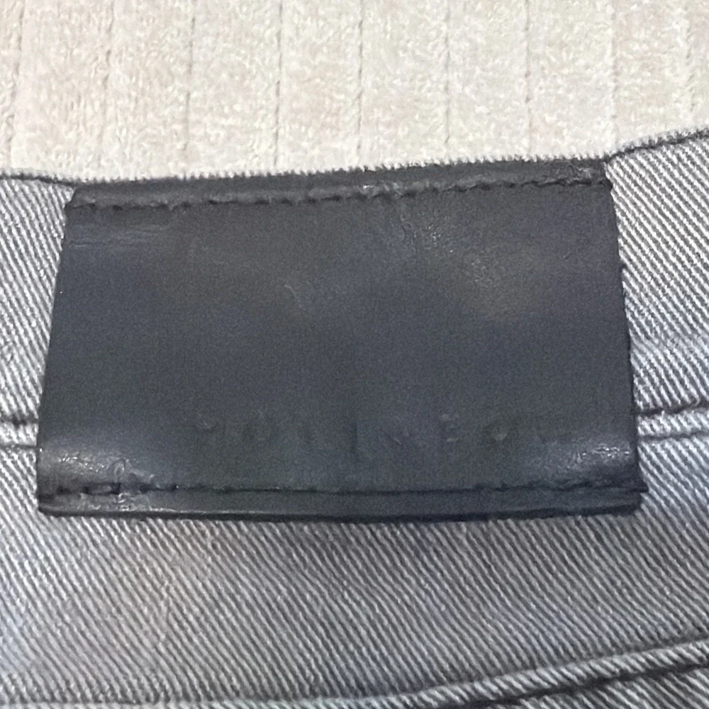 Mott And Bow Jeans Mens 36x30 Mercer Straight Leg Slim Gray Denim